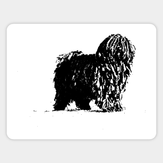 Hungarian Puli The Dog Magnet by Korry